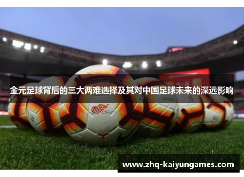 金元足球背后的三大两难选择及其对中国足球未来的深远影响 金元足球背后的三大两难选择及其对中国足球未来的深远影响